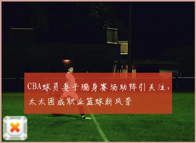 CBA球员妻子现身赛场助阵引关注,太太团成职业篮球新风景