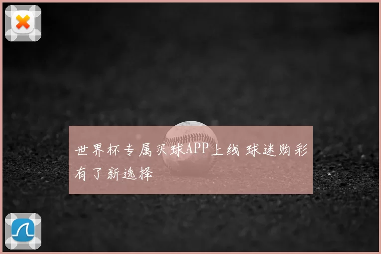 世界杯专属买球APP上线 球迷购彩有了新选择