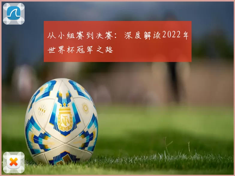 从小组赛到决赛：深度解读2022年世界杯冠军之路